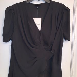 Who What Wear Black Blouse / Large